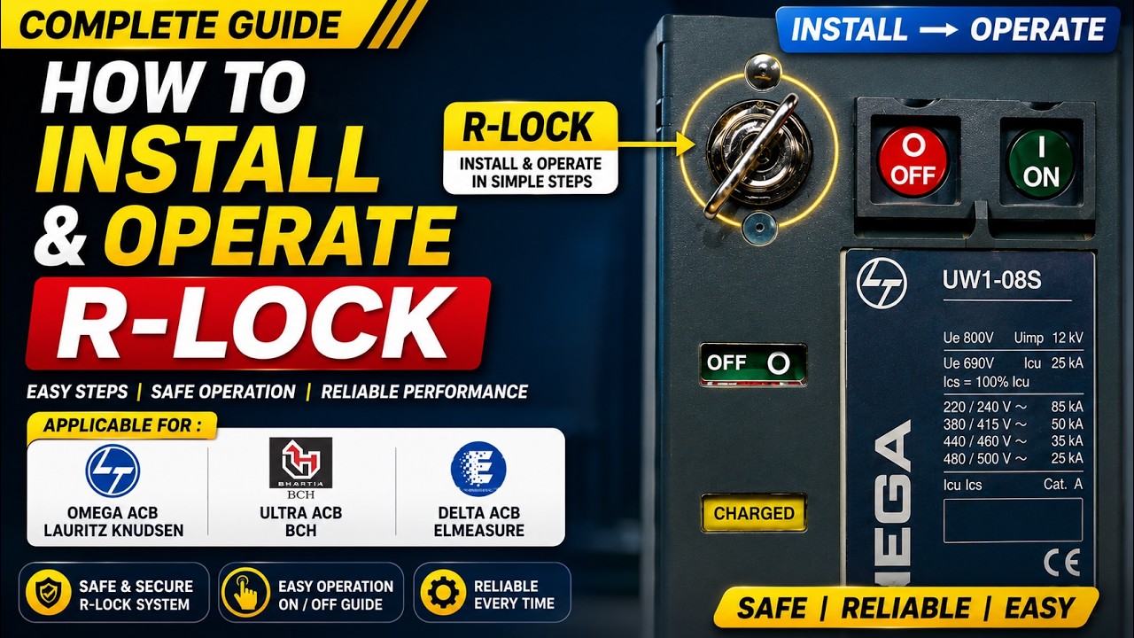 How to fix omega ACB R-Lock / Off push button / Castle Lock?