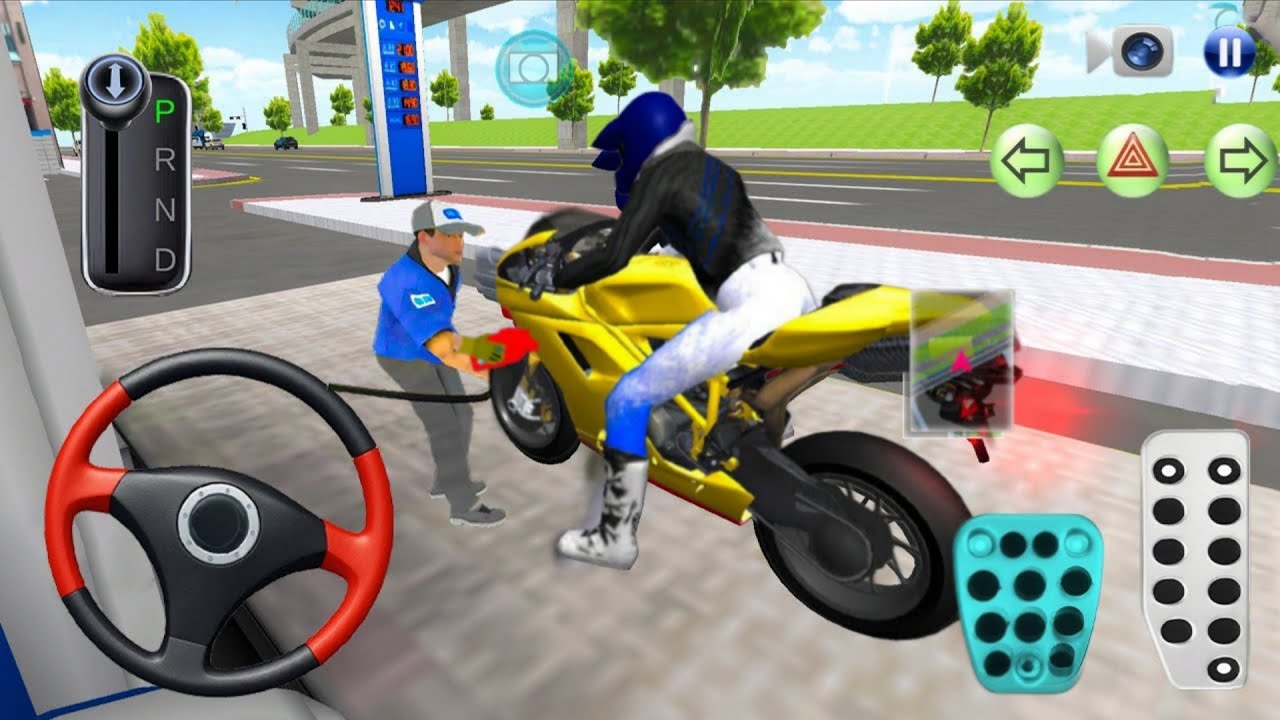 New yellow Brand New Bike Vs Bullet Train  Road - 3d Driving Class android game play || Car Game 