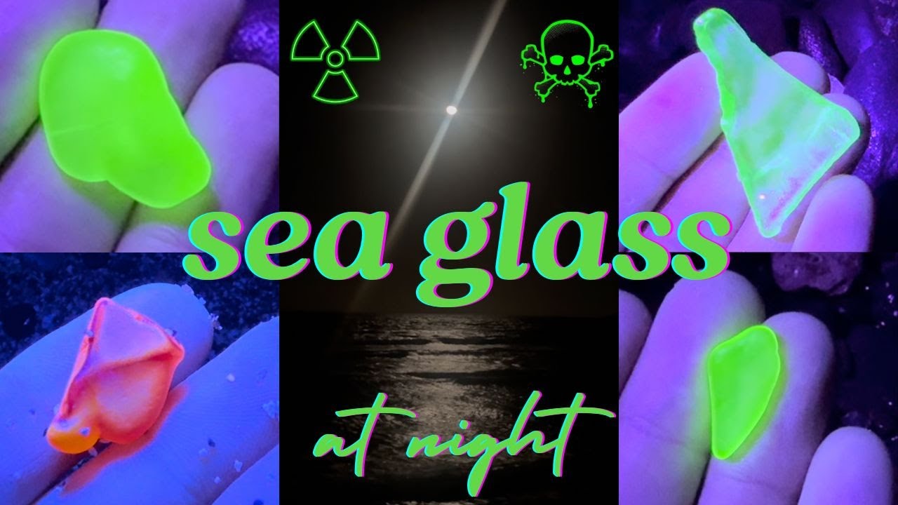 Beachcombing for Uranium Glass at Night – Rare Seaglass!