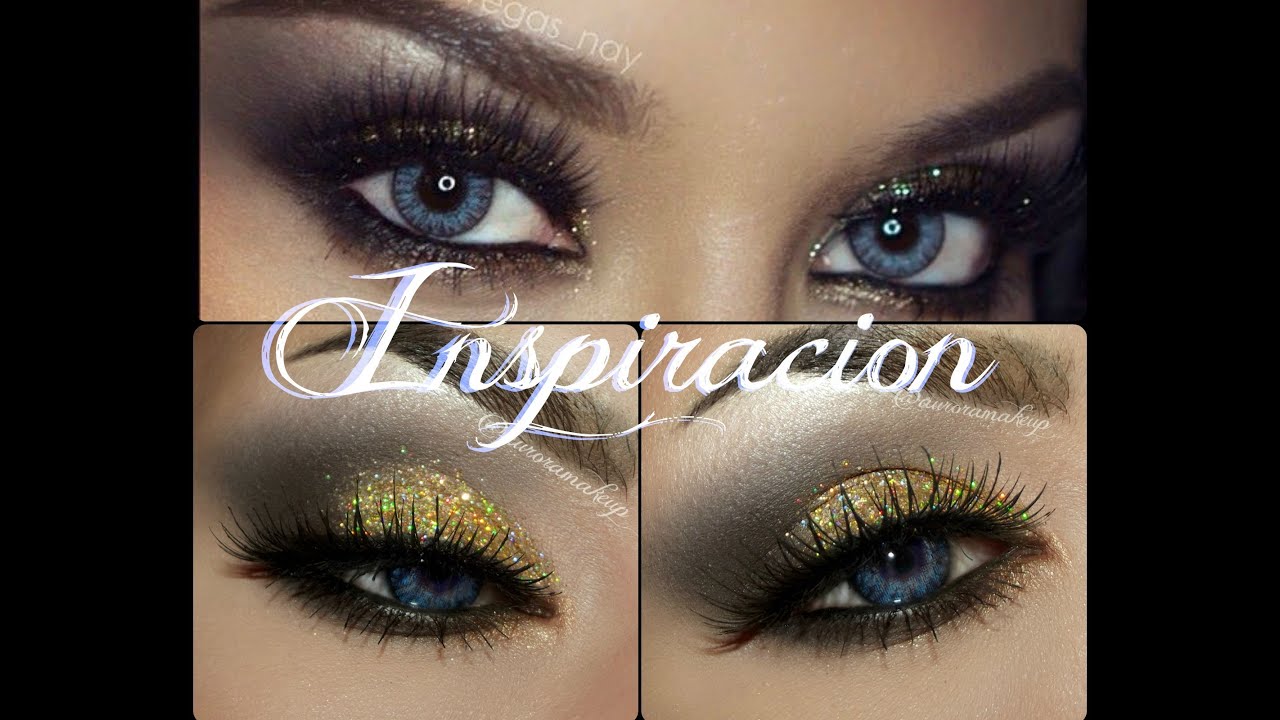 Maquillaje Dorado en Gris inspirado en Naomi @vegas_nay