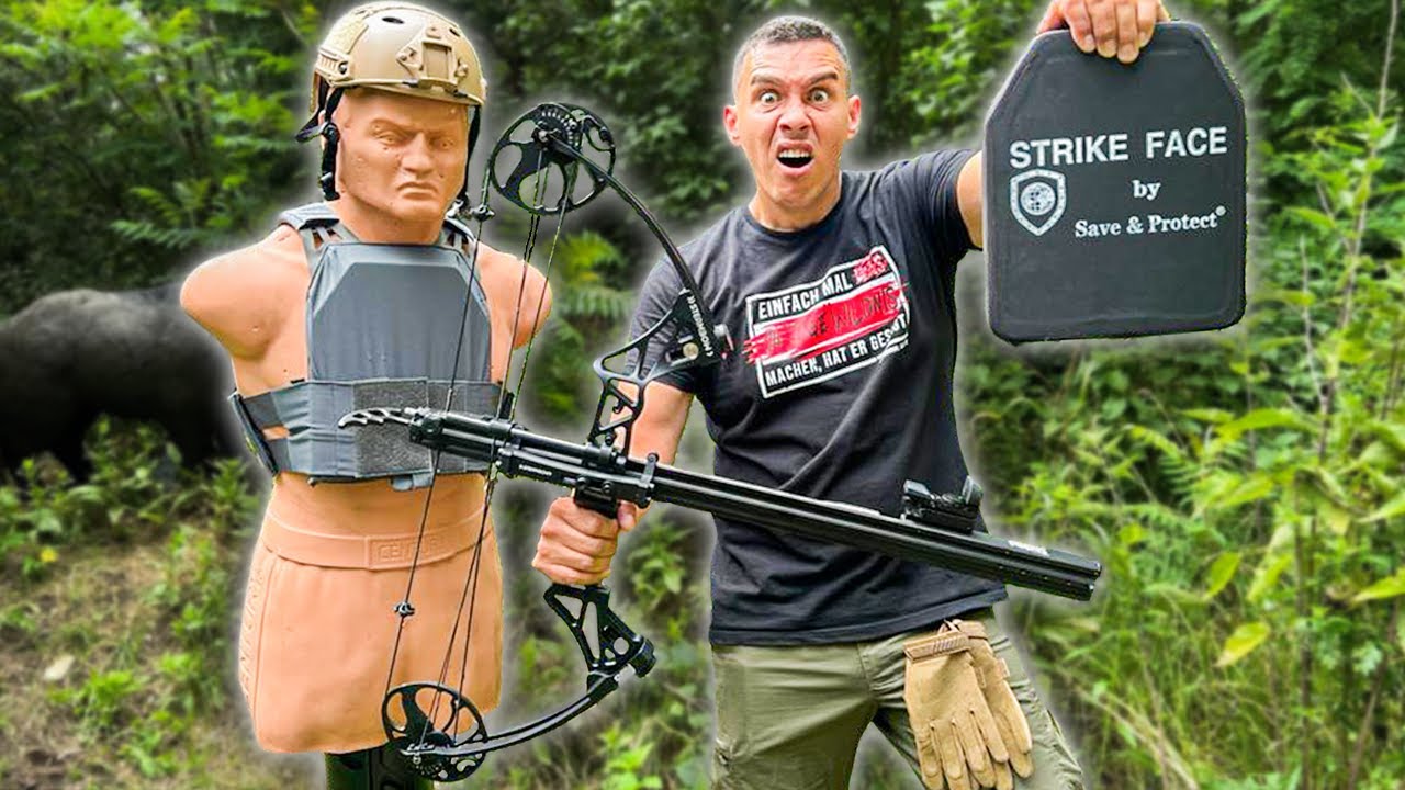 5 SCHUSS in 10 SEKUNDEN! Compoundbogen mit Magazin überzeugt! | Survival Mattin
