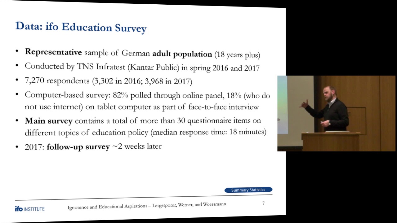 Ludger Woessmann Explains the Educational Aspiration Gap