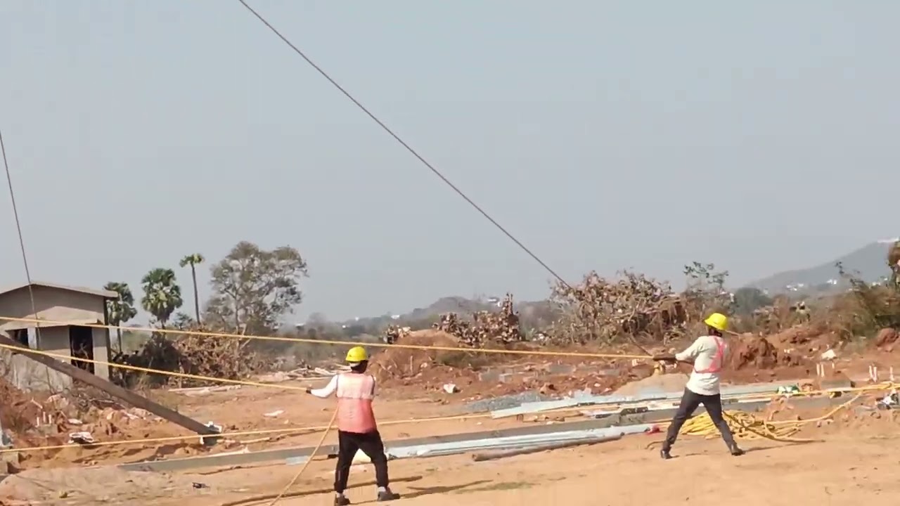 220kv switch yard T1 tower erection work isprakar se kiya jata hai dekhiye aap log 