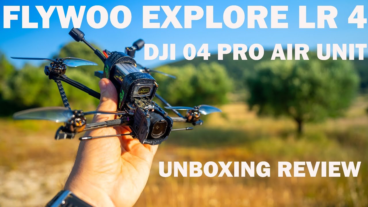 FLYWOO EXPLORER LR 4 С ВОЗДУШНЫМ БЛОКОМ DJI 04 PRO — РАСПАКОВКА И ОБЗОР