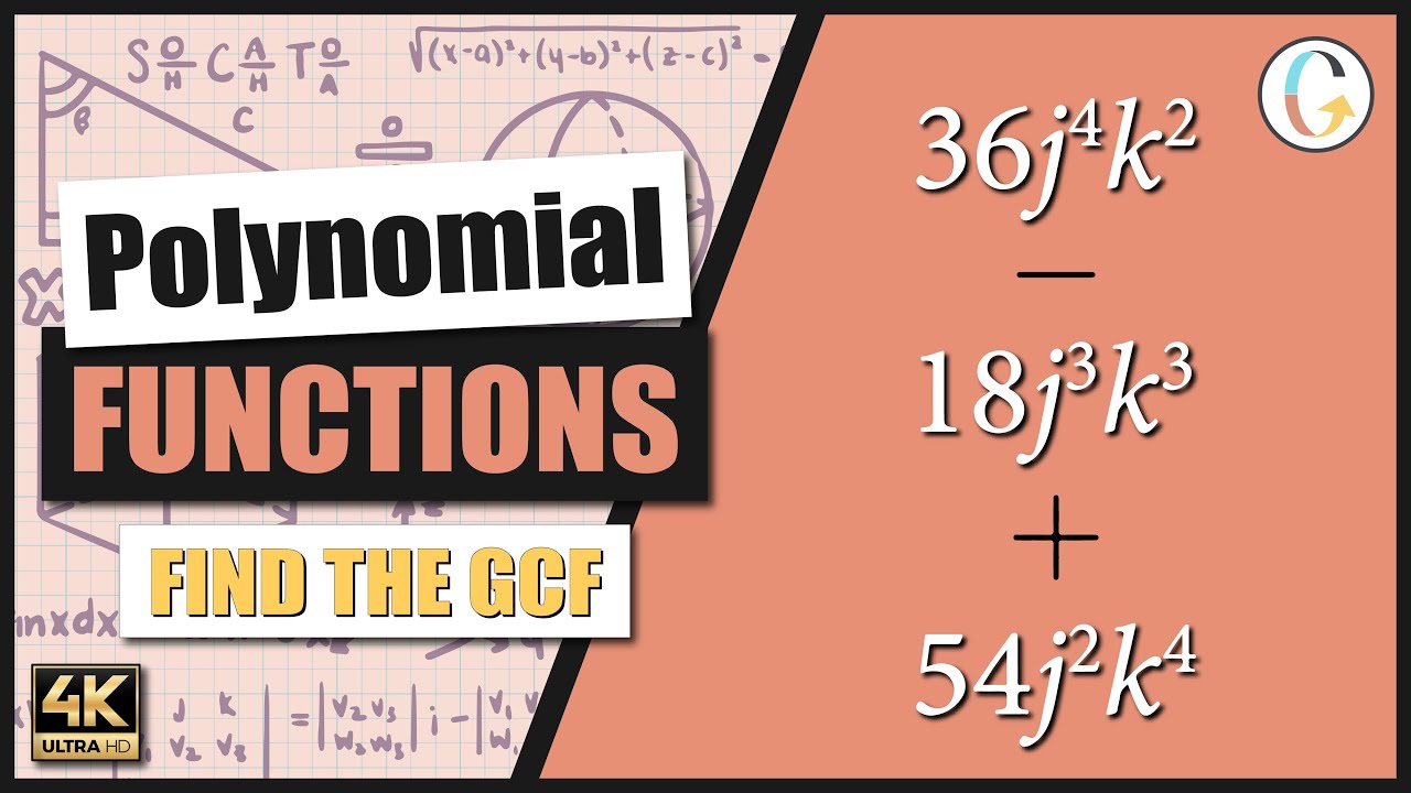 How to identify the GCF of polynomial expressions
