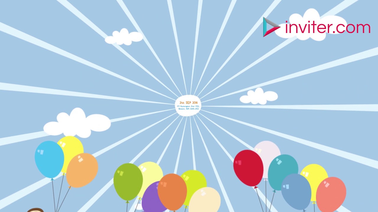 Birthday Video Invitation | Theme Birthday Invitation Video | Inviter