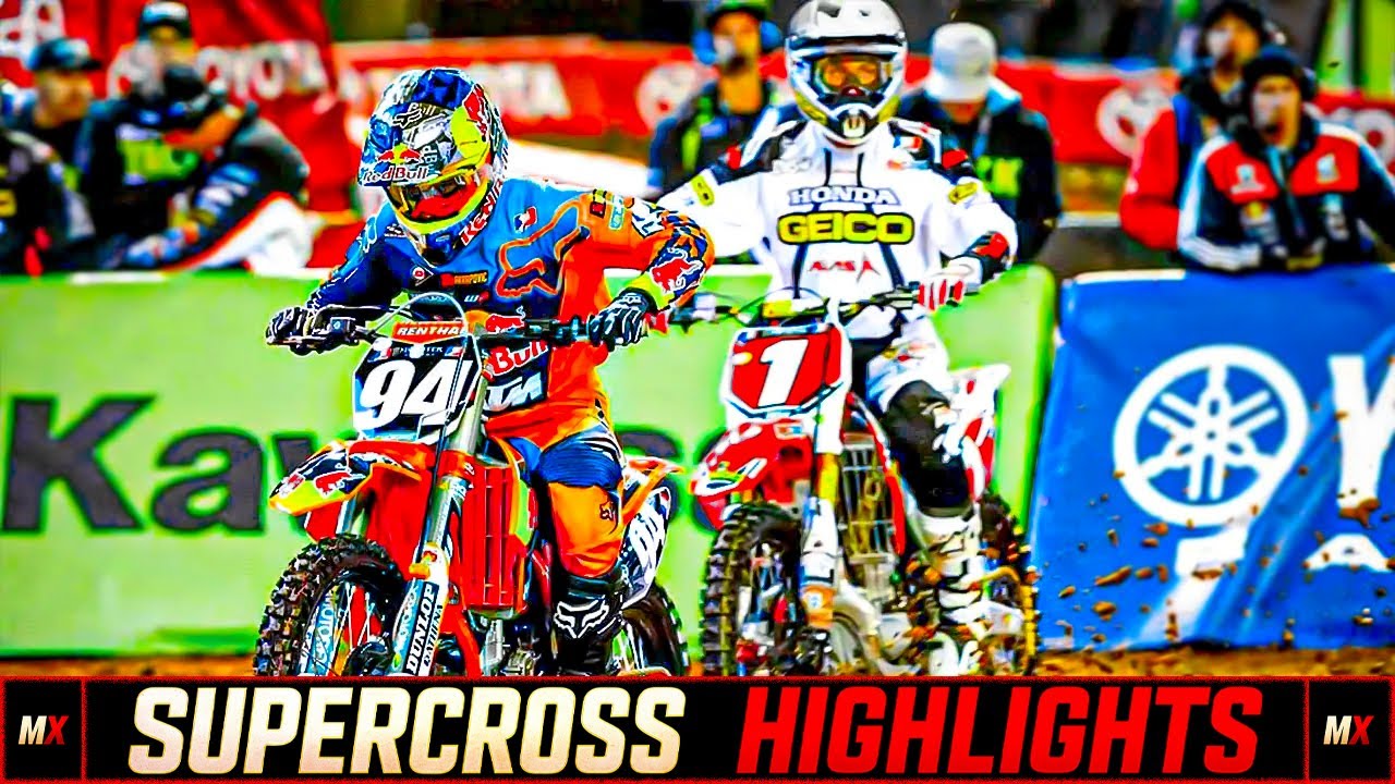 ELI TOMAC VS KEN ROCZEN - 2013 SUPERCROSS