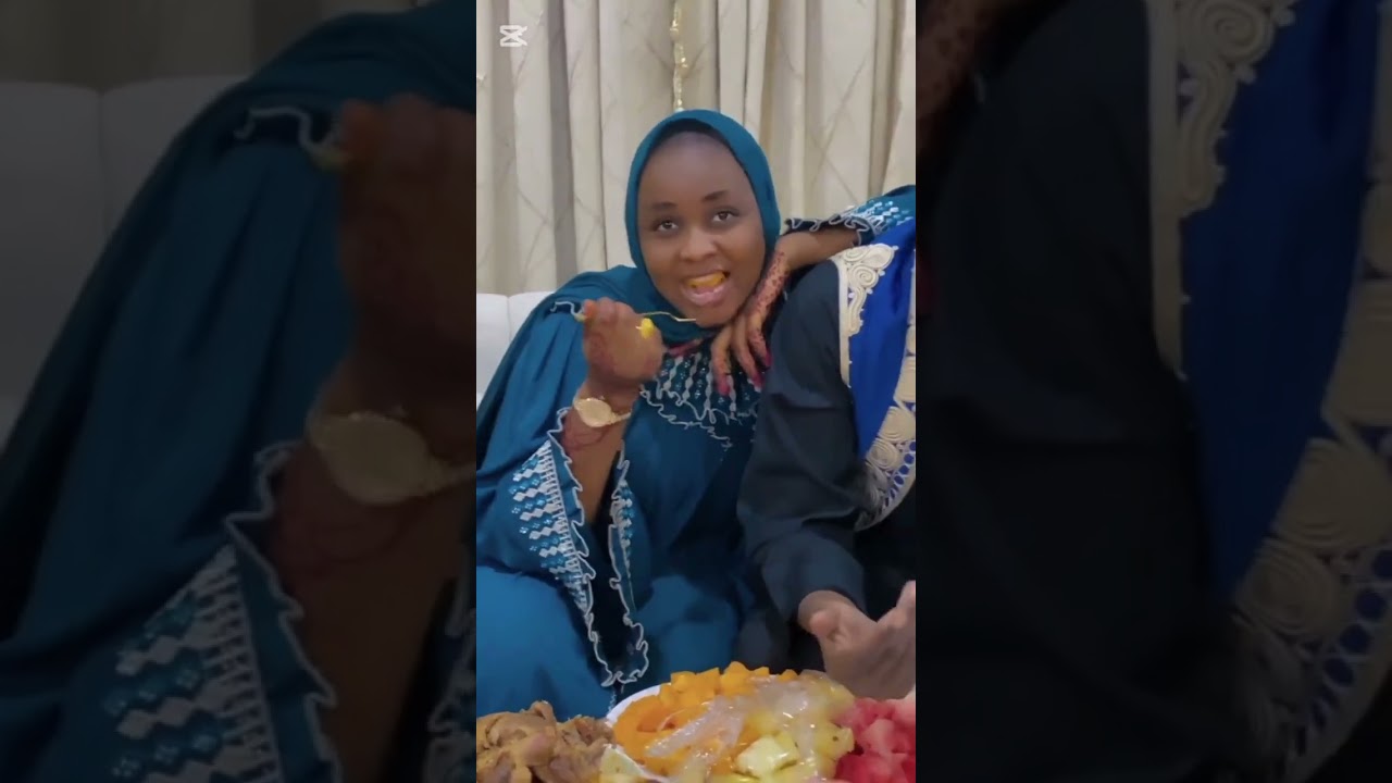 Adam A Zango lokacin walimar auren su.