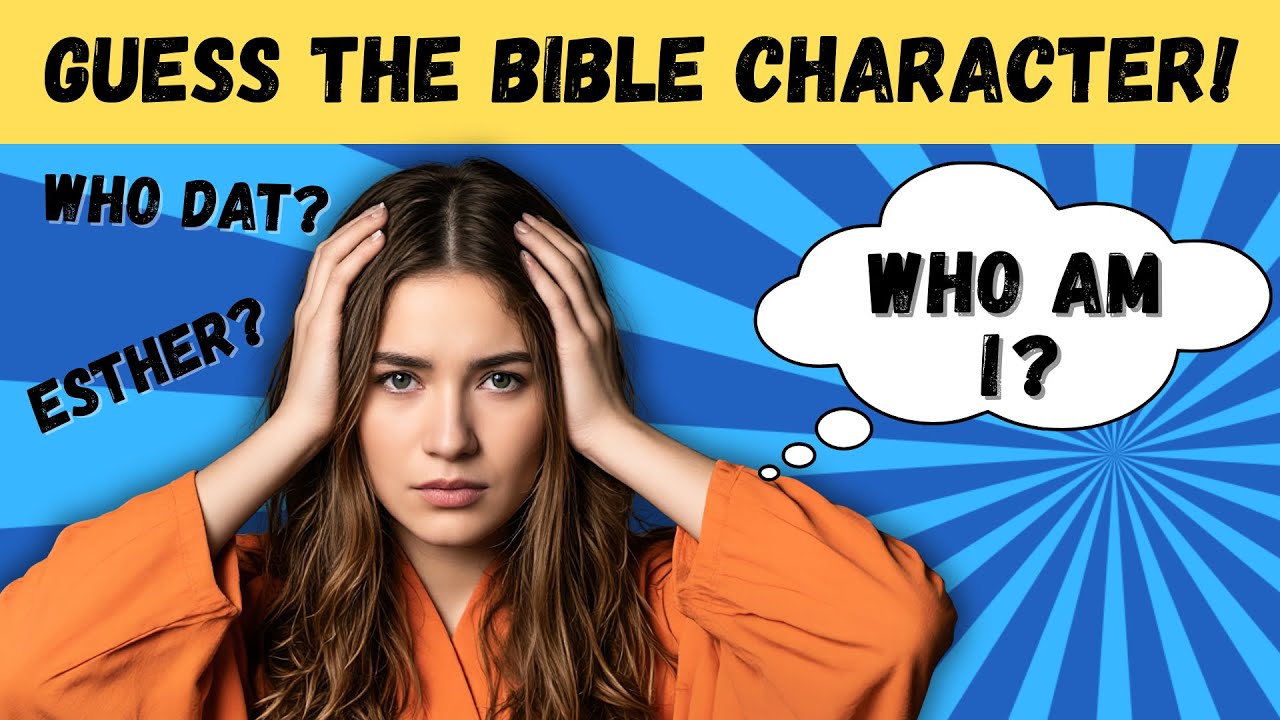 Bible Characters Quiz Game | Who Said It? Who Am I? #biblegames #whoami