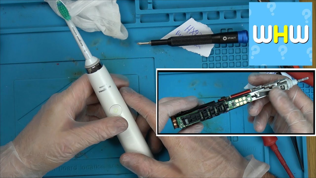 Как починить шумную электрическую зубную щетку Philips Sonicare DiamondClean HX9340