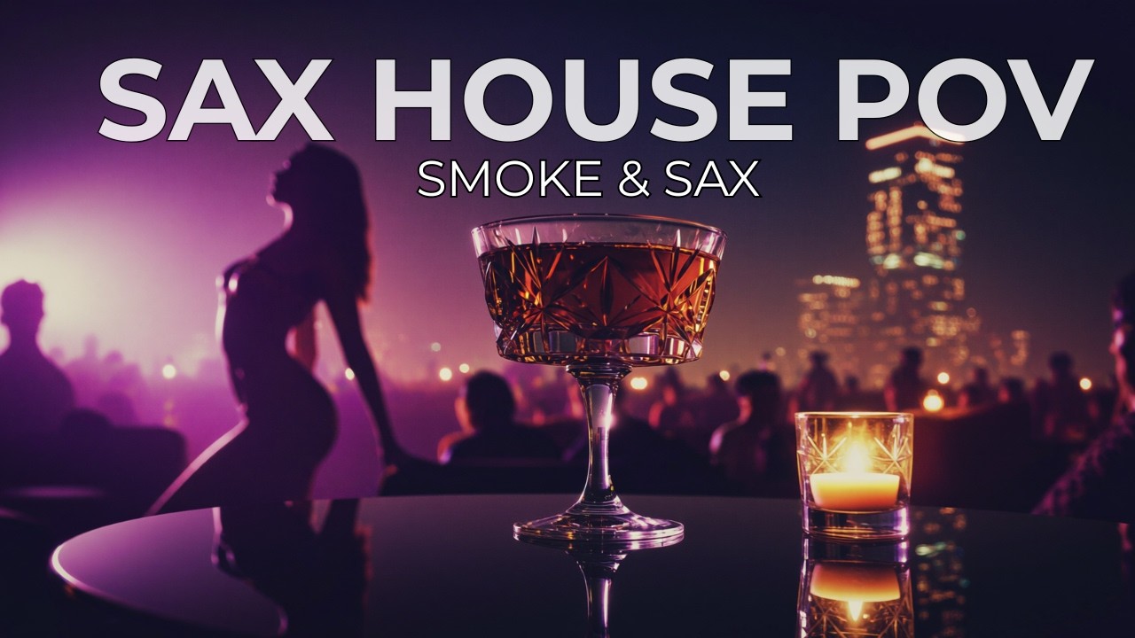 Terrace Deep House Sax | Smoke & Live Sax | Immersive Terrace Lounge