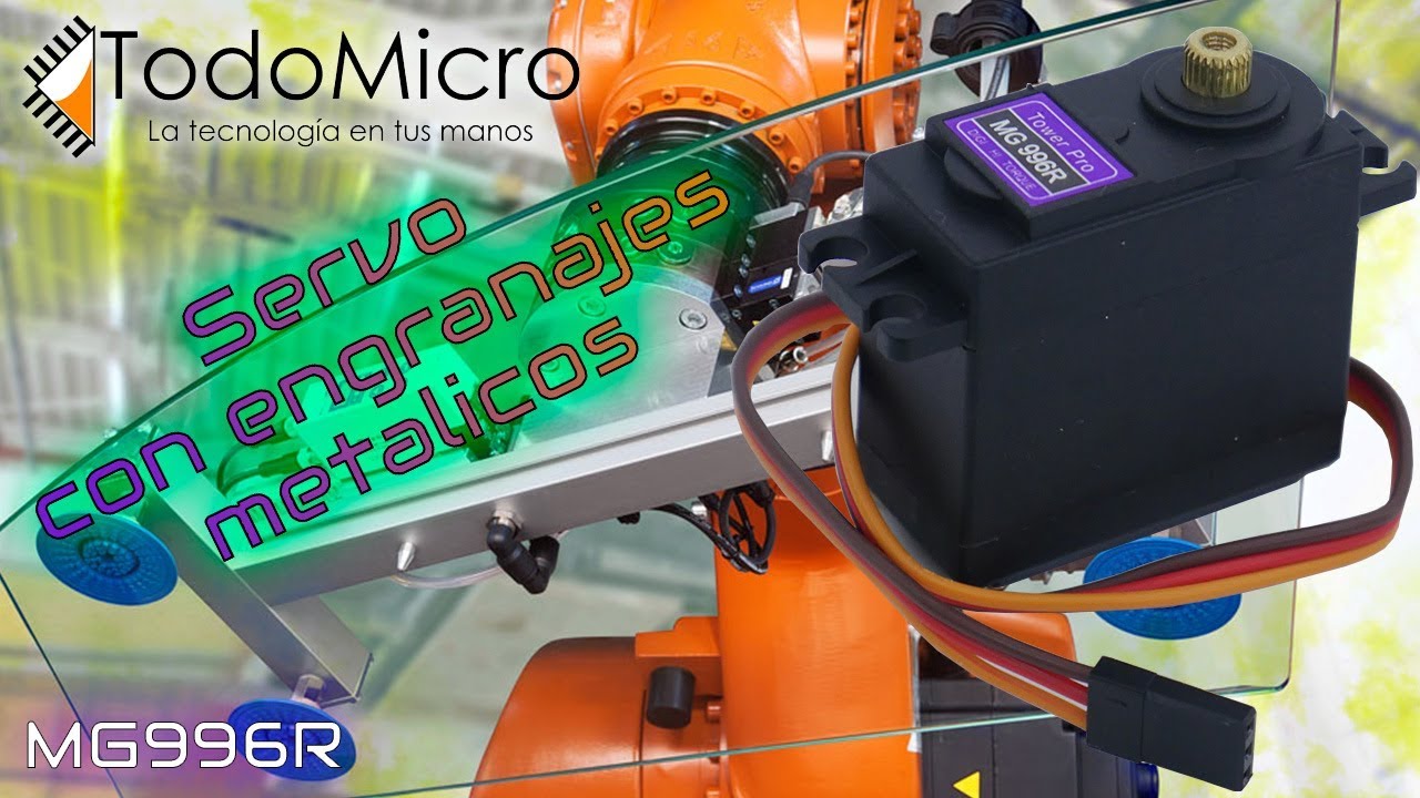 Servomotor MG996R testeo y funcionamiento con arduino