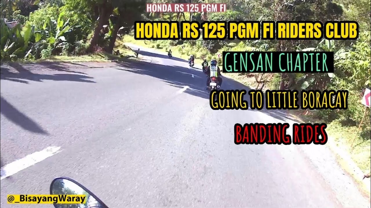 HONDA RS 125 PGM FI RIDERS CLUB, GENSAN CHAPTER