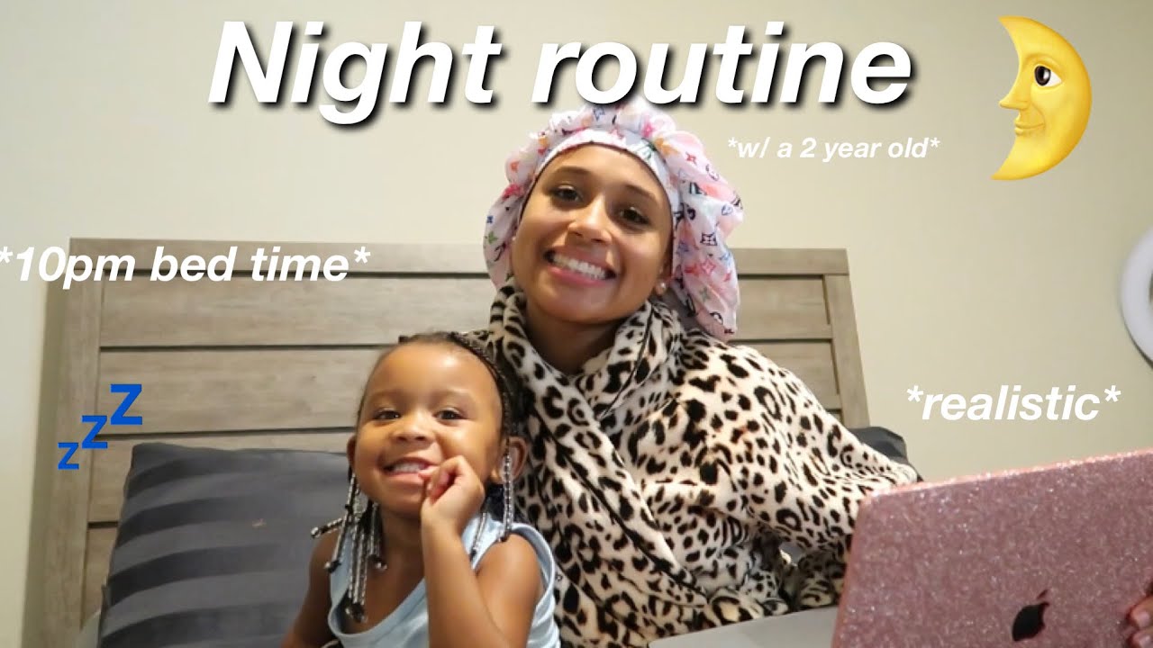Night Routine W/ My 2 Year Old 🌛💤*realistic* 💗