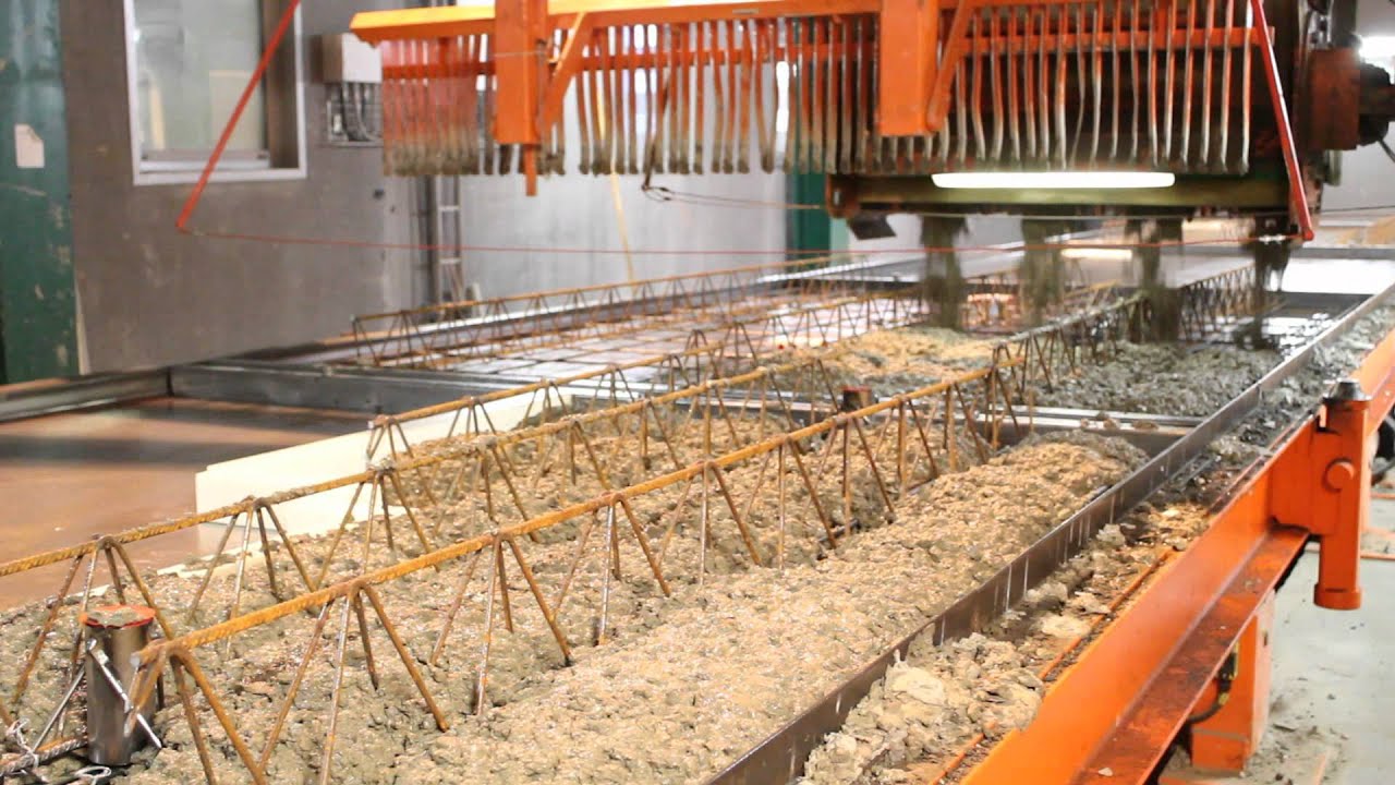Skandinaviska Byggelement - Produktion av skalvägg och plattbärlag i Katrineholmsfabriken