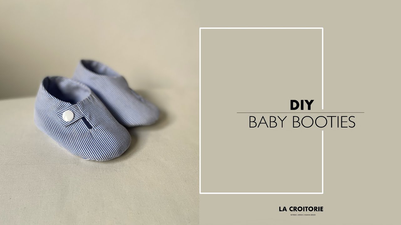 DIY Baby Shoes | How to sew at home baby booties | Easy sewing