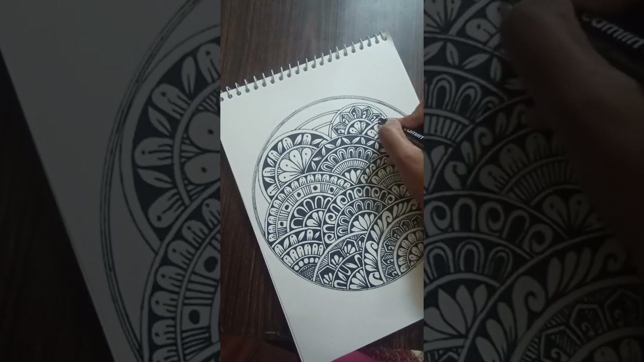 Beautiful Mandala Art | Easy Beginner Friendly | Step -by - Step Tutorial #theartaura  #mandalaart