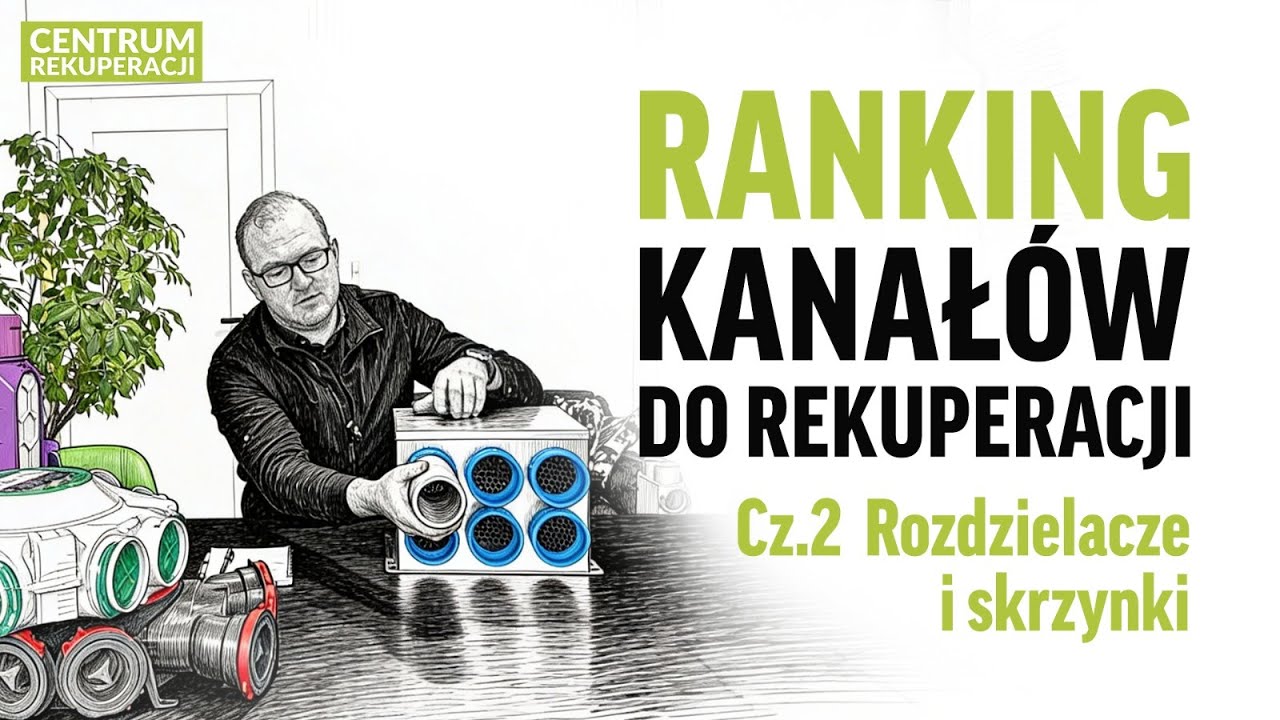 Ranking kanałów do rekuperacji. CZ. 2 Rozdzielacze i skrzynki