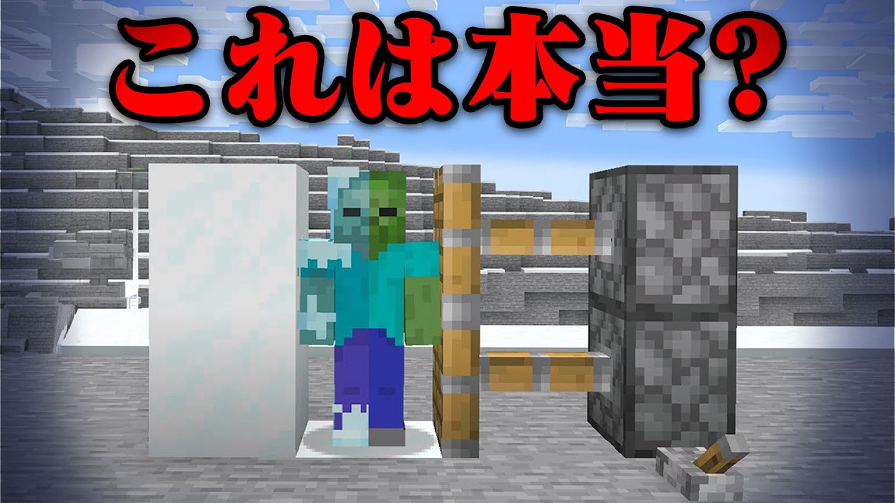海外で流行の裏技&バグ技が本当か検証してみた【まいくら・マインクラフト】