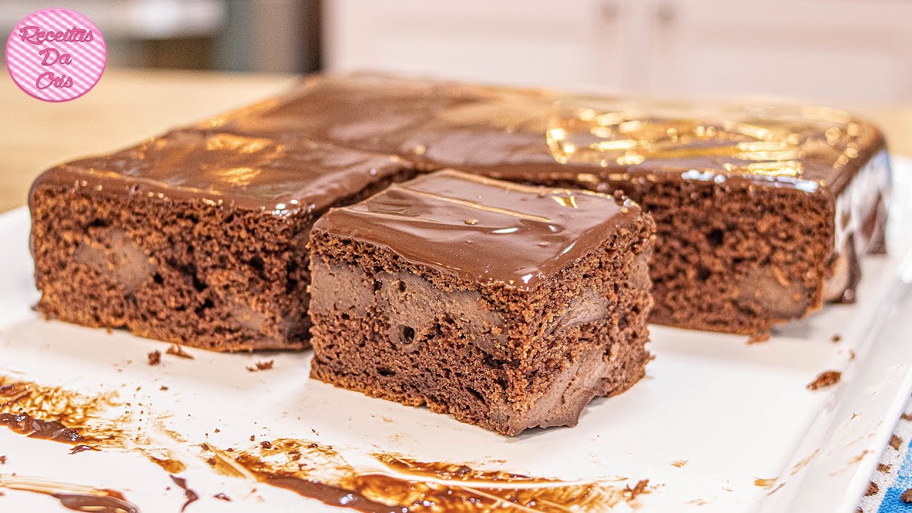 JÁ SAI RECHEADO! BOLO BOMBA CREMOSO DE CHOCOLATE | RECEITAS DA CRIS
