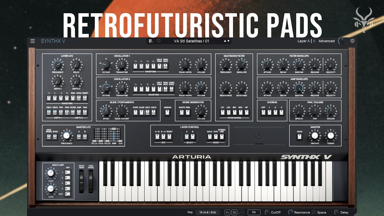 Arturia Synthx V Presets – Vicious Antelope Chrome Horizon | Sci-Fi Cinematic Pads
