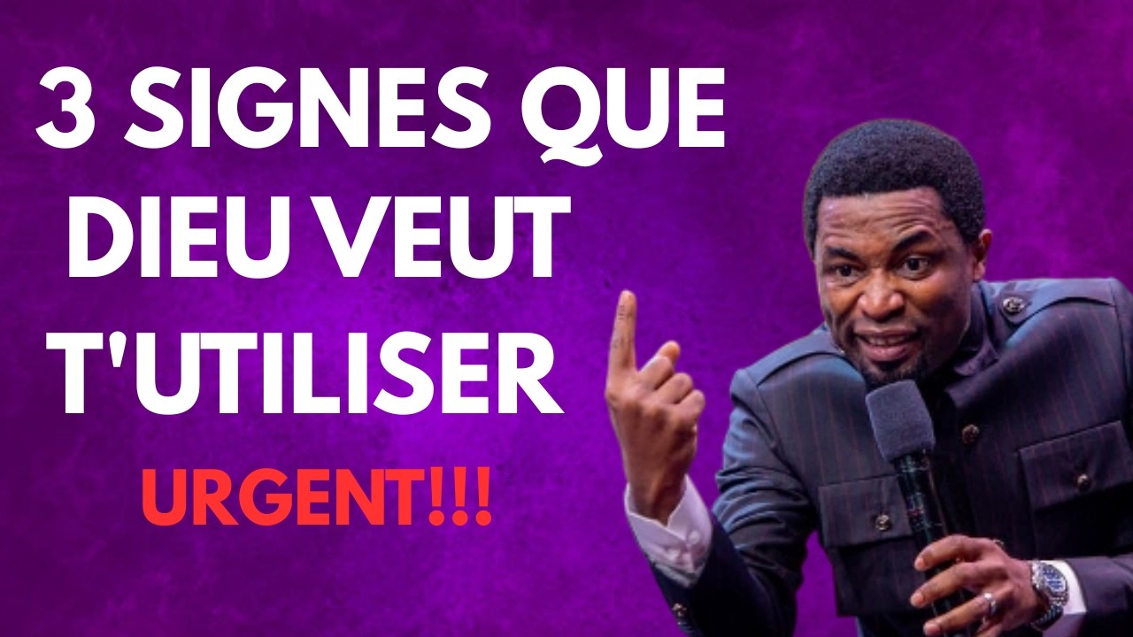 3 signes que Dieu veut t'utiliser