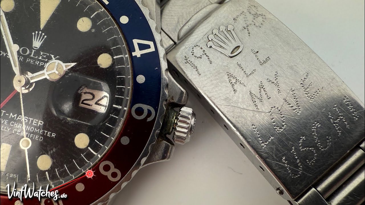 Insane Restoration of a Rockstar’s Watch - Rolex Pepsi GMT Master 16750 - Crazy Transformation
