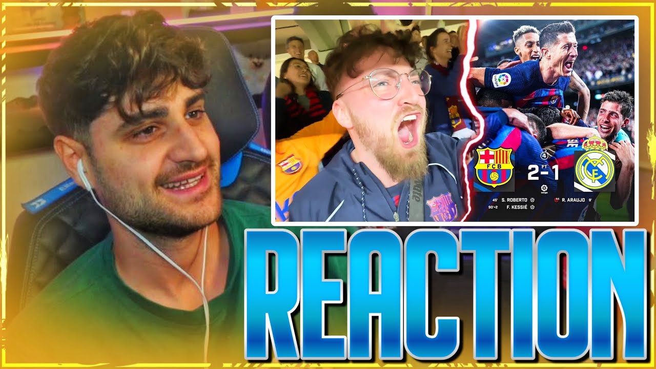 ELI reagiert auf EL CLASICO STADIONVLOG VON ANTON!😍😱 Barcelona vs Real Madrid Reaction🔥