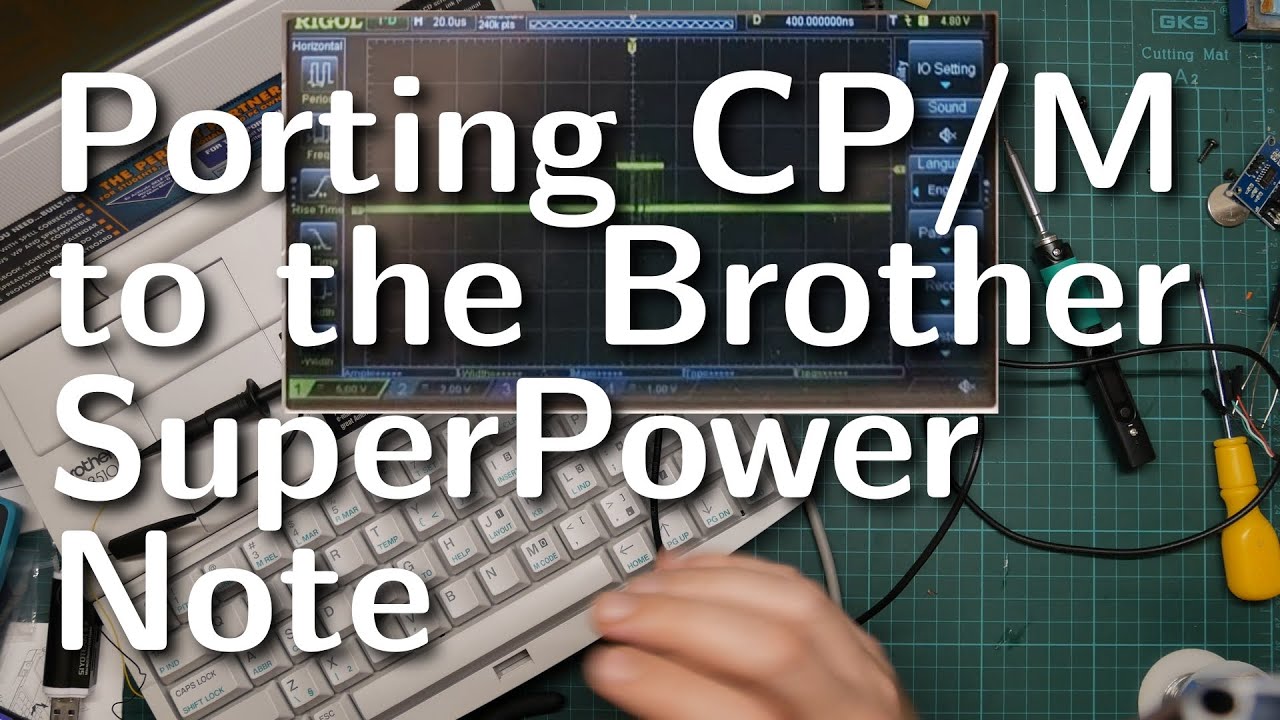 Porting CP/M to a Brother SuperPowerNote Z80 laptop thing