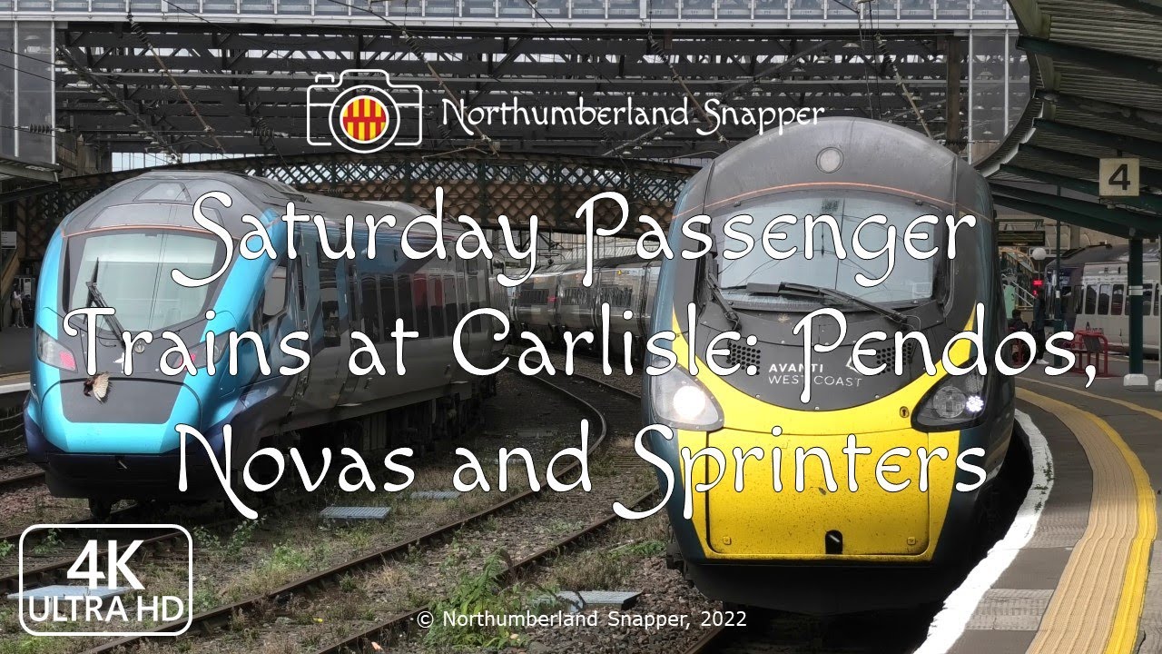 Saturday Passenger Trains at Carlisle - Pendos, Novas and Sprinters