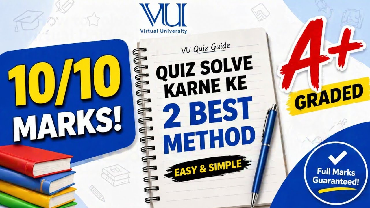 How to solve quiz in VU| 2 Best method| A+ Grade Granted 🤫 Trick unlocked 