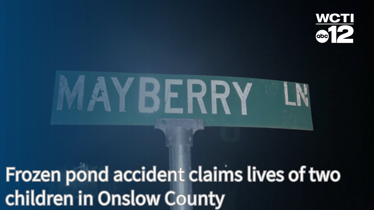 Two children die after falling into frozen pond in Onslow County
