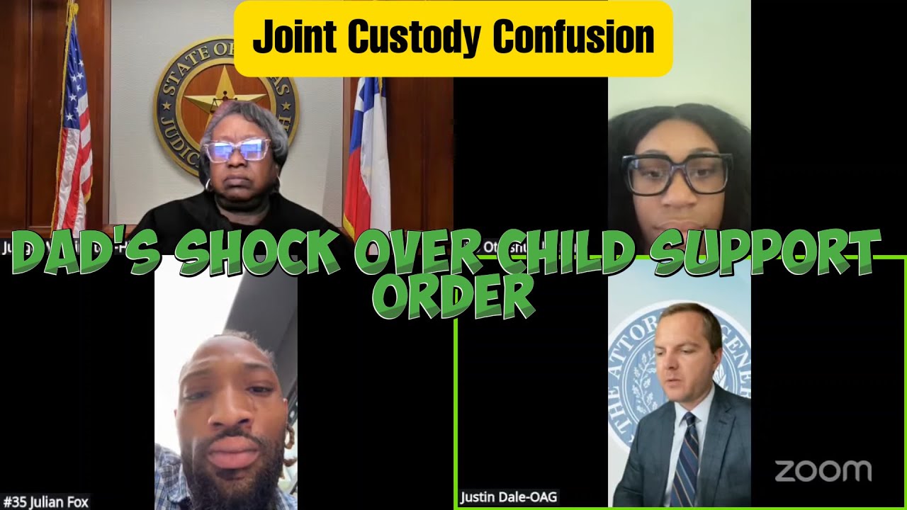 Joint Custody Confusion: Dad's Shock Over Child Support Order