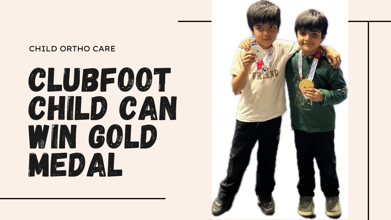 Clubfoot child can win Gold medal #olympics #clubfoot #childorthoclinic @childorthocare #ctev #child