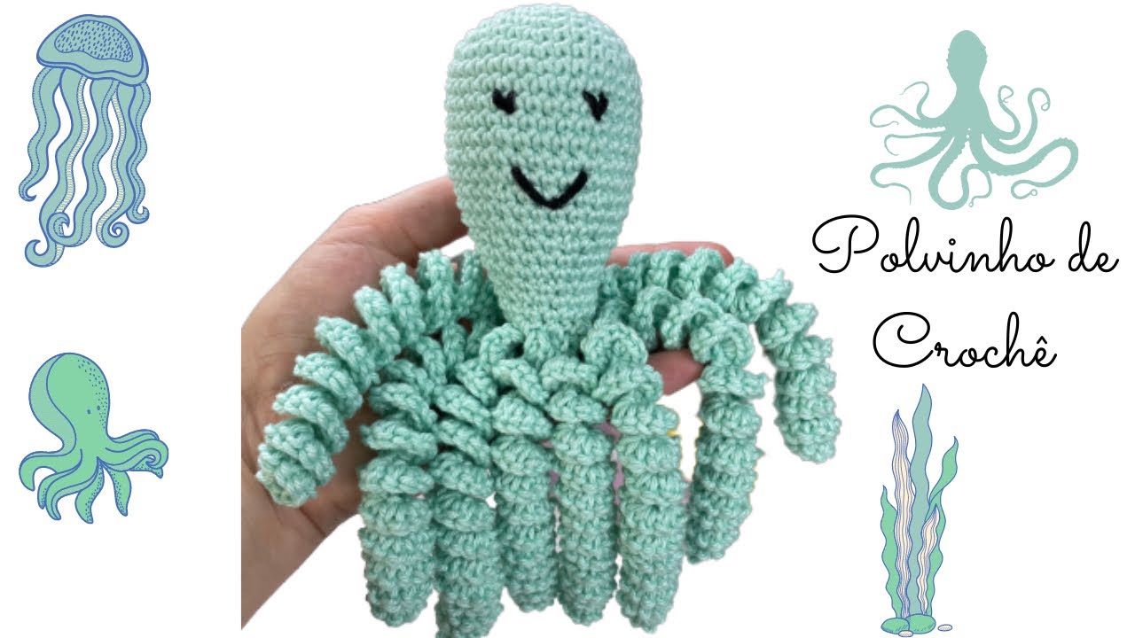 POLVINHO EM CROCHÊ PASSO A PASSO- AMIGURUMI