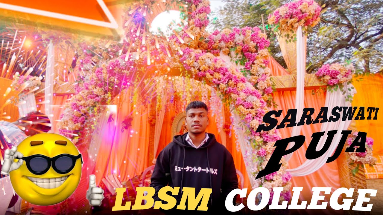 LBSM COLLEGE SARASWATI  PUJA 🙏 ..