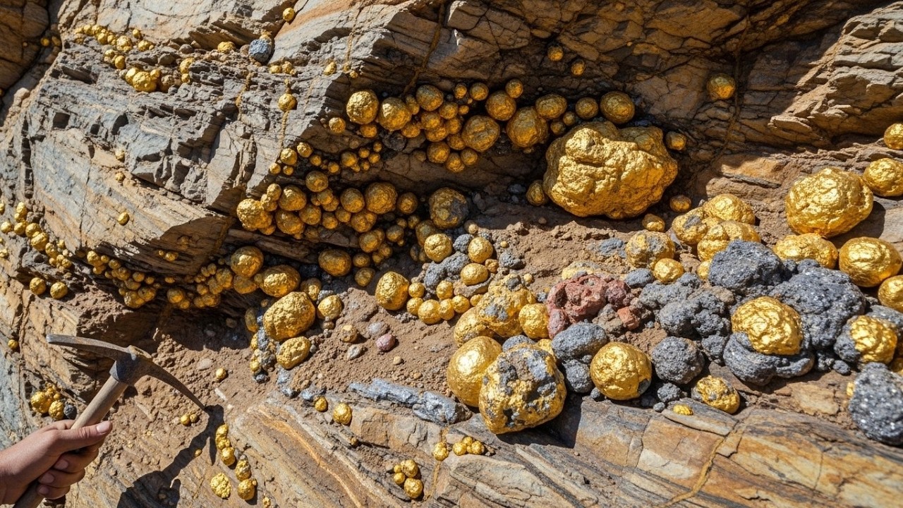 wow Amazing Treasure Nuggets Found in the Wild! Gold Rush Moment – Look What I Discovered!