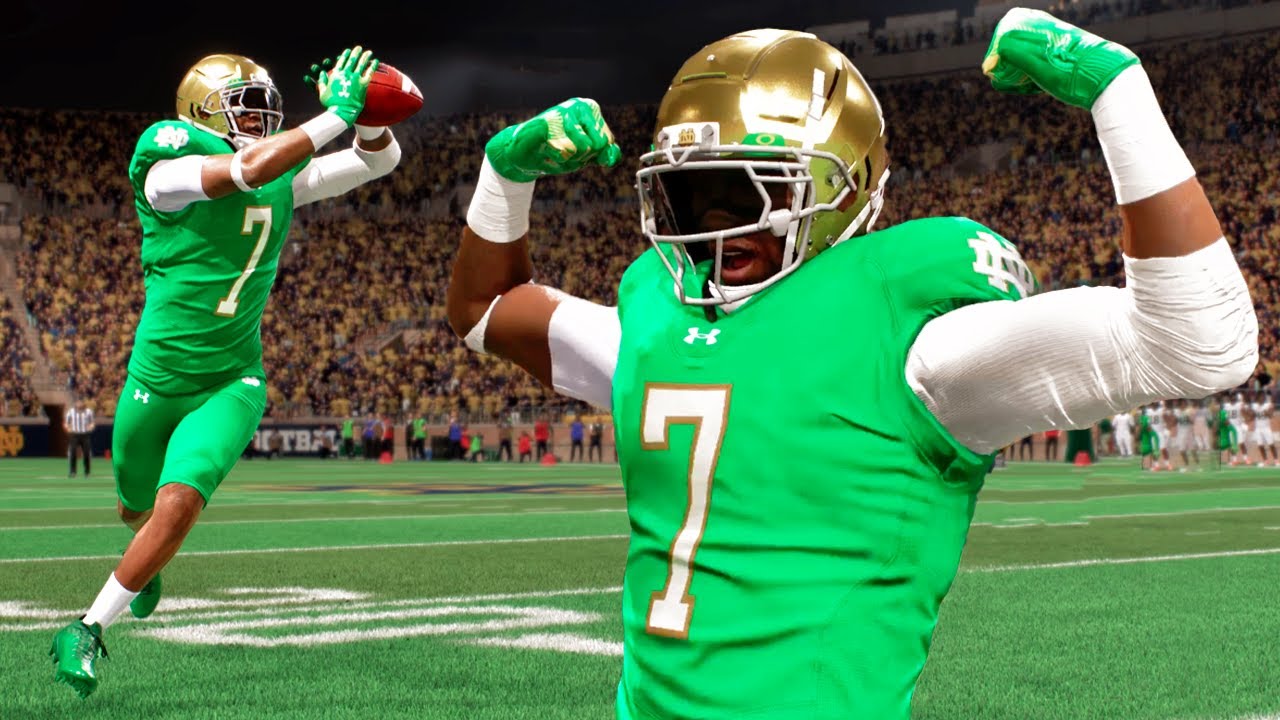 College Football 26 Road To Glory: Стань королем Pick 6 в Нотр-Даме!