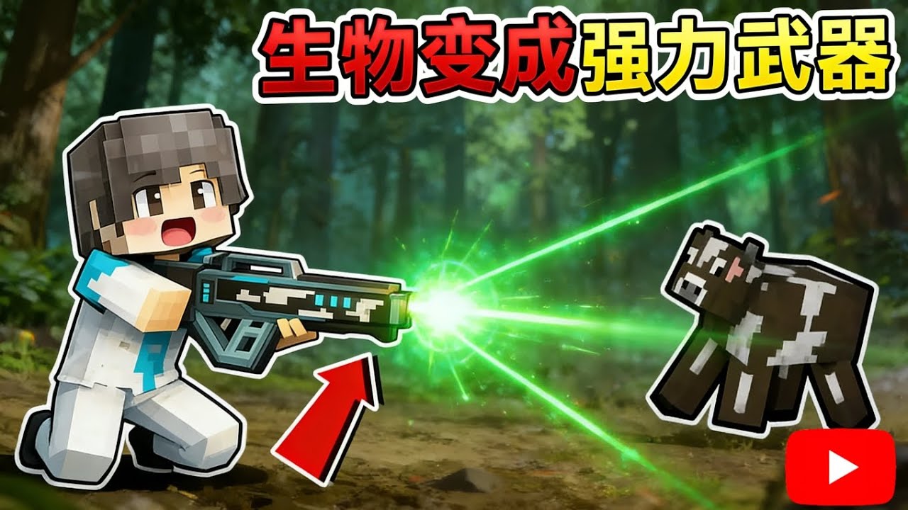 当MC生物变成强力武器！末影龙如何击败我们？！【游戏我的世界】
