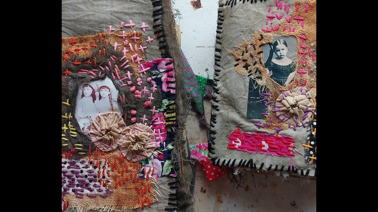 Two soft cover junk journals. Etsy update.(SOLD,thank you..♥️)