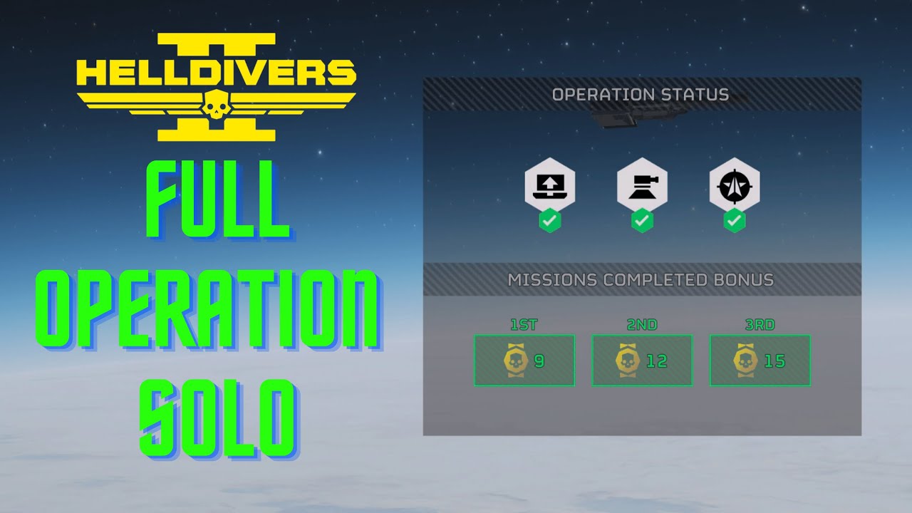 Helldivers 2: Soloing An Entire Operation Without Dying (Super Helldive / All Clear)