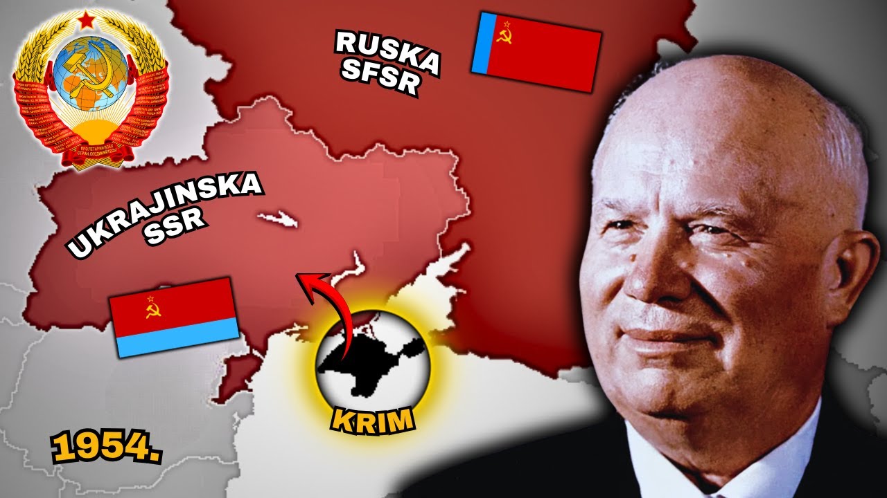 ZAŠTO JE RUSIJA PREDALA KRIM UKRAJINI 1954.? | Nikita Hruščov | SSSR |  Sevastopolj | Fabula Docet