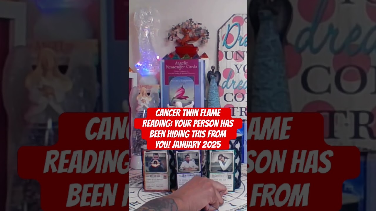 CANCER TWIN FLAME READING: YOUR PERSON HAS BEEN HIDING THIS FROM YOU! #cancer #twinflame #love #fyp