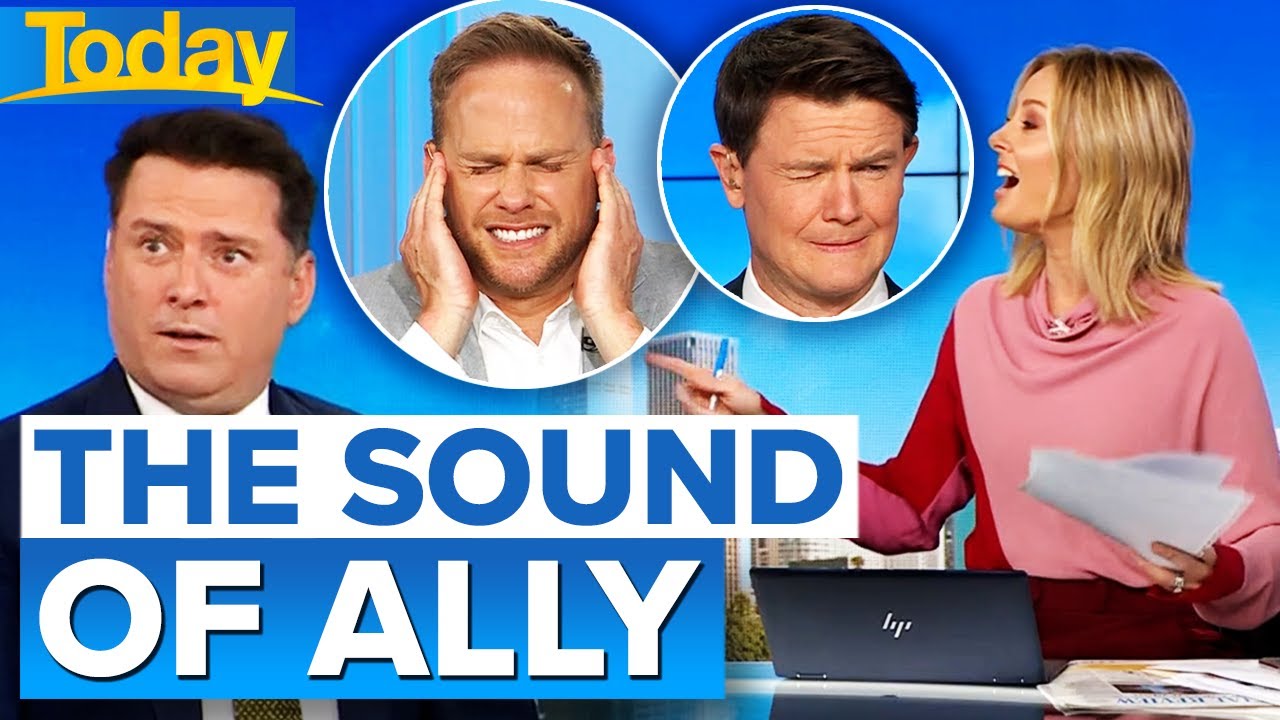 Ally’s attempt to serenade co-hosts fails miserably | Today Show Australia