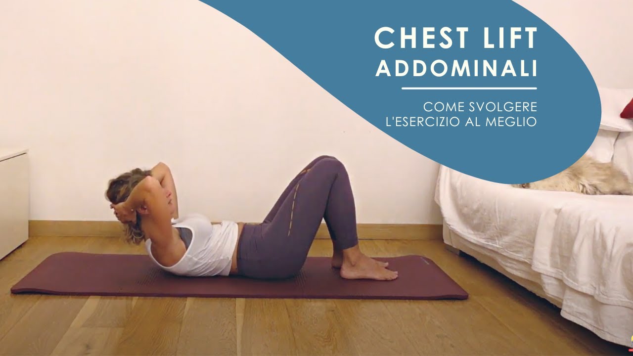 💪 Come allenare al meglio gli ADDOMINALI | Errore comune da evitare nel CHEST LIFT (Crunch)