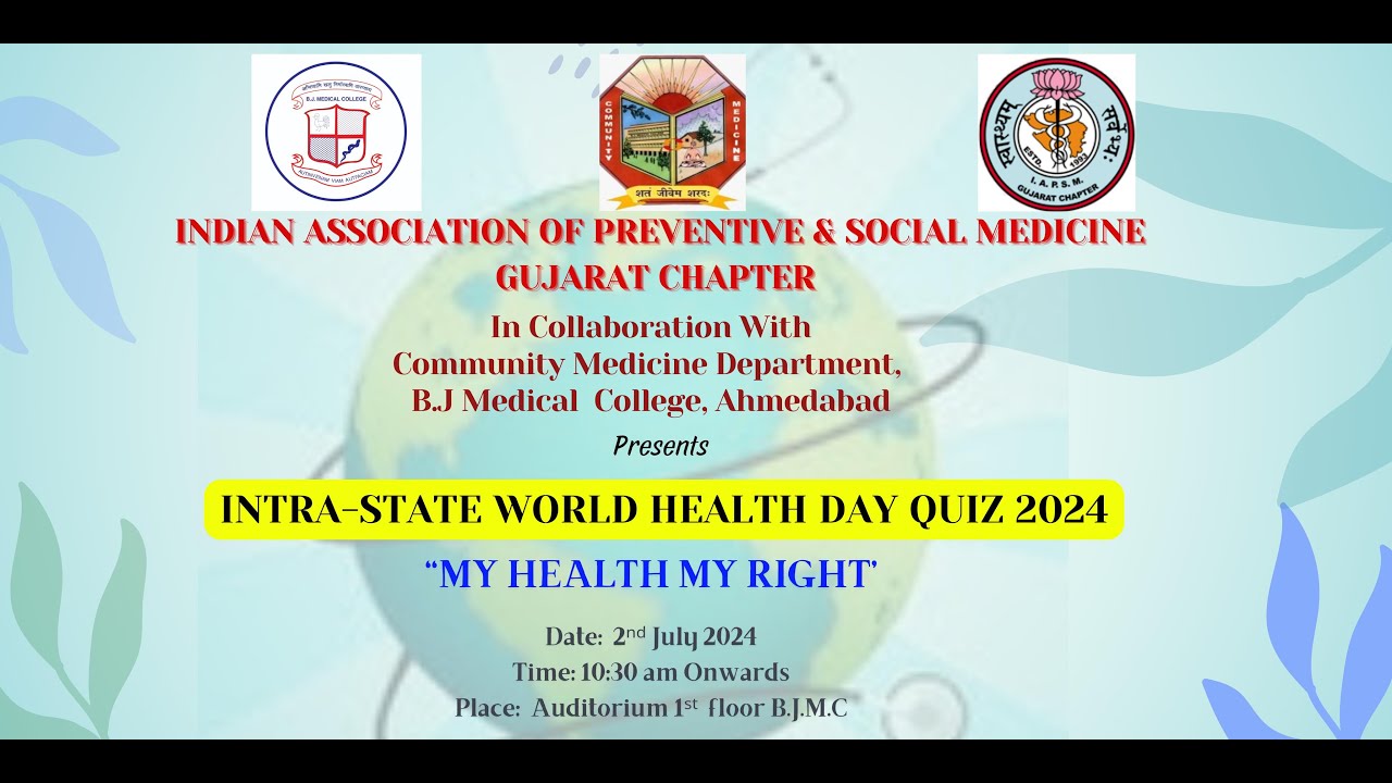 Intra State World Health Day Quiz 2024