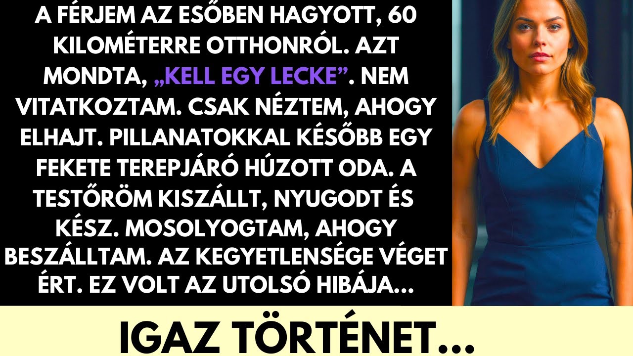 A Férjem Az Esőben Hagyott “Tanulságul”—De Nem Számított Rá, Hogy Megérkezik A Testőröm