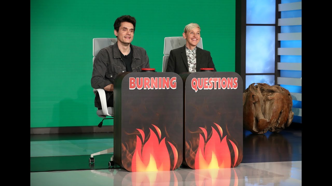 John Mayer Answers Ellen’s ‘Burning Questions’
