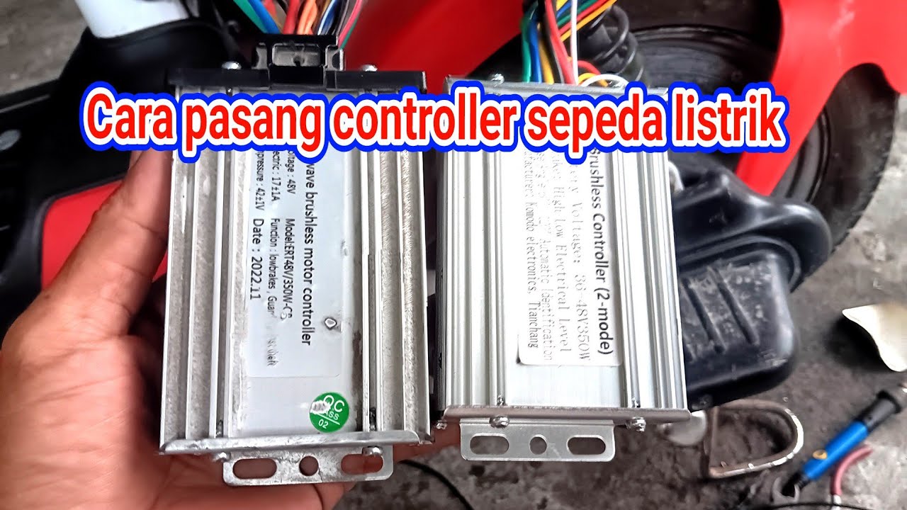 sepeda listrik macet dan cara pasang controller universal