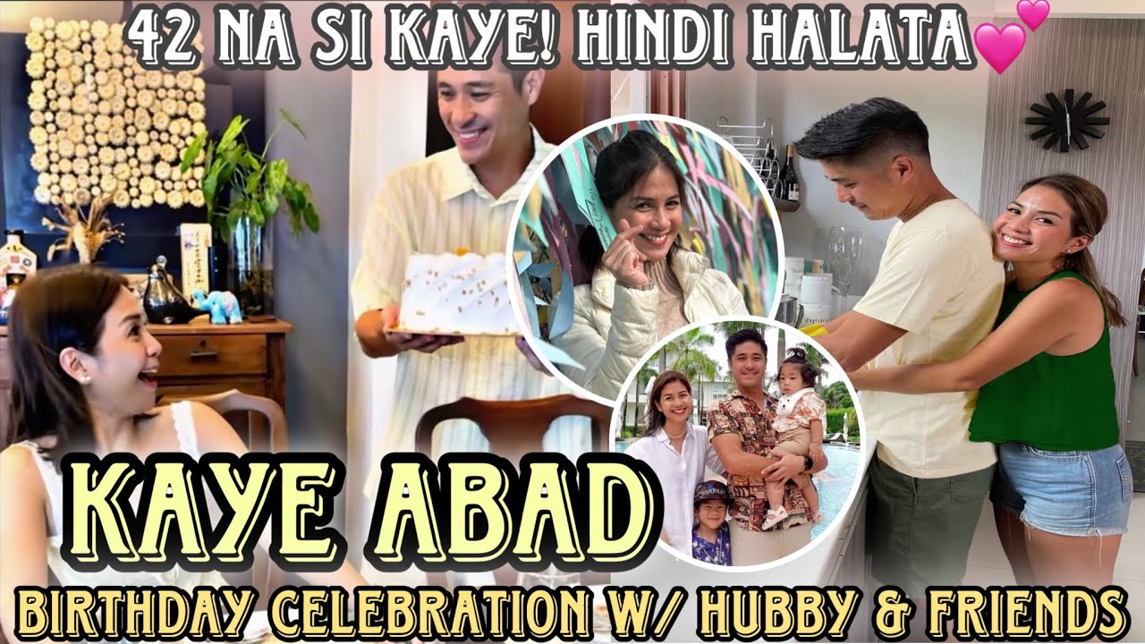 Kaye Abad 42nd birthday celebration with Hubby Paul Jake & friends parang di tumatanda maganda parin
